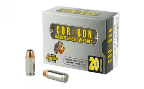 CorBon Self Defense, 40S&W, 135 Grain, Jacketed Hollow Point, 20 Round Box 40135