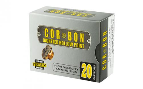 CorBon Self Defense, 40S&W, 135 Grain, Jacketed Hollow Point, 20 Round Box 40135