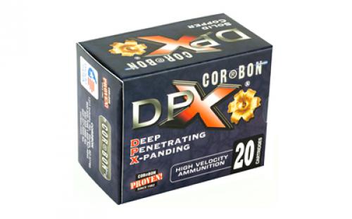 CorBon Deep Penetrating X Bullet, 357MAG, 125 Grain, Barnes X, 20 Round Box DPX357125