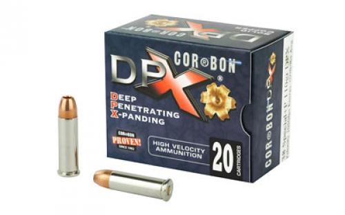 CorBon Deep Penetrating X Bullet, 38 Special, 110 Grain, Barnes X, 20 Round Box DPX38110