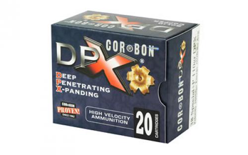 CorBon Deep Penetrating X Bullet, 38 Special, 110 Grain, Barnes X, 20 Round Box DPX38110