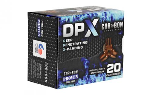 CorBon Deep Penetrating X Bullet, 44MAG, 225 Grain, Barnes X, 20 Round Box DPX44M225