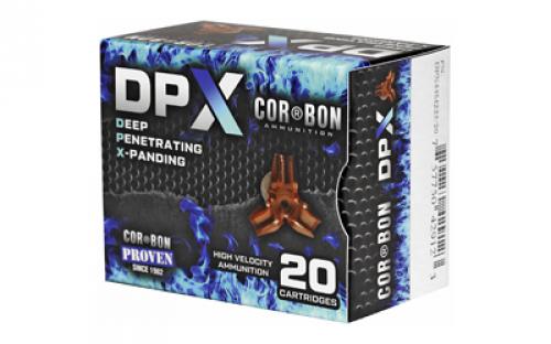 CorBon Deep Penetrating X Bullet, 44MAG, 225 Grain, Barnes X, 20 Round Box DPX44M225