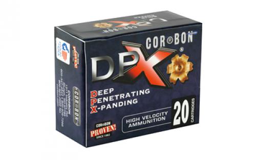 CorBon Deep Penetrating X Bullet, 45ACP, 160 Grain, Barnes X, +P, 20 Round Box DPX45160