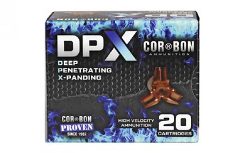 CorBon Deep Penetrating X Bullet, 45LC, +P, 225 Grain, Barnes X, 20 Round Box DPX45C225