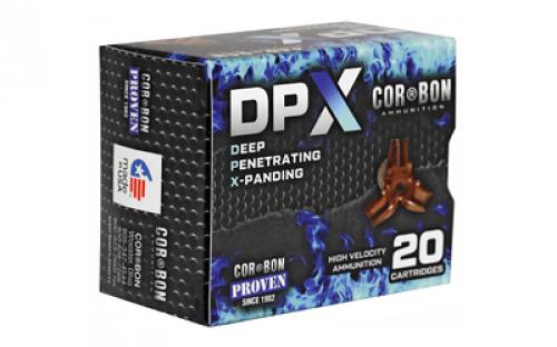 CorBon Deep Penetrating X Bullet, 45LC, +P, 225 Grain, Barnes X, 20 Round Box DPX45C225