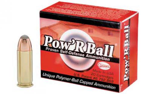 CorBon Pow'rBall, 38 Super Auto +P, 100 Grain, Polymer-Tipped, 20 Round Box PB38X100