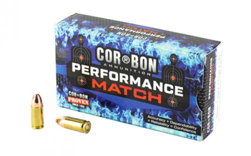 CorBon PM, 9MM, 115 Grain, Full Metal Jacket, 50 Round Box PM09115