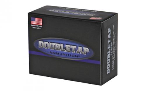 DoubleTap Ammunition Lead Free, 10MM, 125Gr, Solid Copper Hollow Point, 20 Round Box, California Certified Nonlead Ammunition 10MM125X