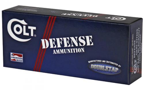 DoubleTap Ammunition Colt Defense, 300 Blackout, 125Gr, Solid Copper Hollow Point, 20 Round Box 300BLK125CT