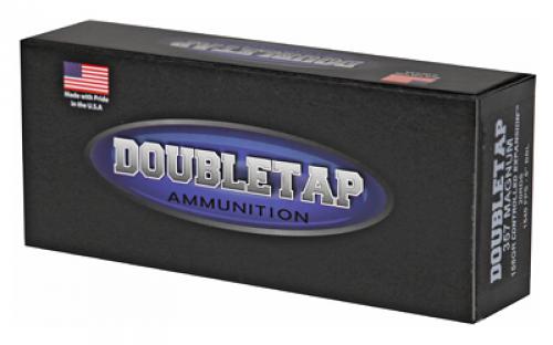 DoubleTap Ammunition Controlled Expansion, 357 Magnum, 158Gr, Jacketed Hollow Point, 20 Round Box 357M158CE