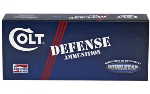 DoubleTap Ammunition Colt Defense, 38 Special+P, 110Gr, Solid Copper Hollow Point, 20 Round Box 38SP110CT