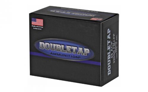 DoubleTap Ammunition FMJ-Flat Point, 45 ACP, 230Gr, Full Metal Jacket, 20 Round Box 45A230FP