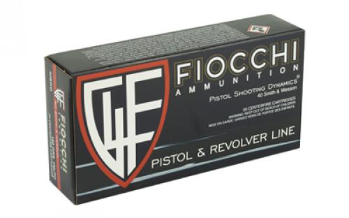 Fiocchi Ammunition Centerfire Pistol, 40S&W, 180 Grain, Full Metal Jacket, 50 Round Box 40SWD