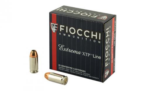 Fiocchi Ammunition Centerfire Pistol, 40S&W, 155 Grain, Copper Metal Jacket, 50 Round Box 40XTP25