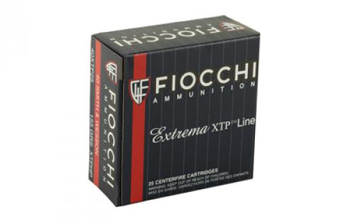 Fiocchi Ammunition Centerfire Pistol, 40S&W, 155 Grain, Copper Metal Jacket, 50 Round Box 40XTP25