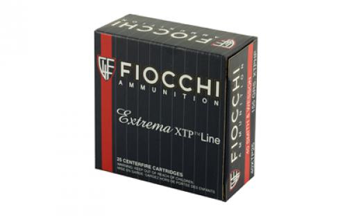 Fiocchi Ammunition Centerfire Pistol, 40S&W, 155 Grain, Copper Metal Jacket, 50 Round Box 40XTP25