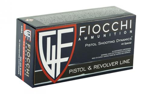 Fiocchi Ammunition Centerfire Pistol, 44 Special, 200 Grain, XTP, 50 Round Box 44SA500