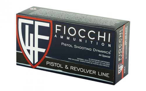 Fiocchi Ammunition Centerfire Pistol, 44 Special, 200 Grain, XTP, 50 Round Box 44SA500