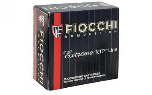 Fiocchi Ammunition Centerfire Pistol, 45ACP, 230 Grain Jacketed Hollow Point, 25 Round Box 45XTP25