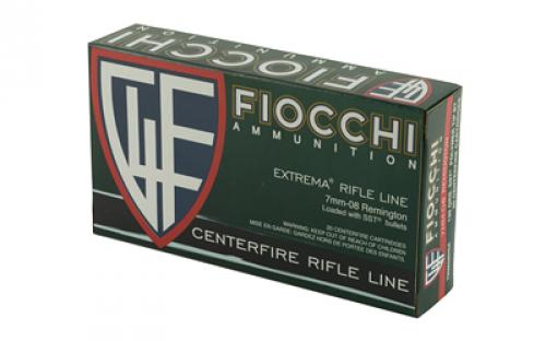 Fiocchi Ammunition Rifle, 7MM-08, 139 Grain, SST, 20 Round Box 7MM08HSA