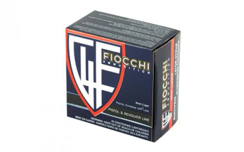 Fiocchi Ammunition Centerfire Pistol, 9MM, 147 Grain, XTP, 25 Round Box 9XTPB25