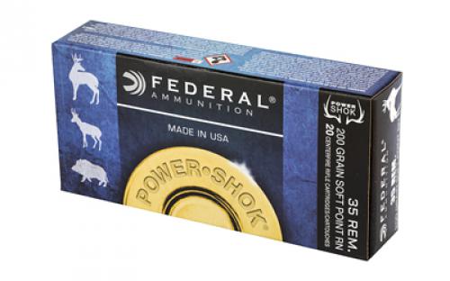 Federal PowerShok, 35REM, 200 Grain, Soft Point, 20 Round Box 35A