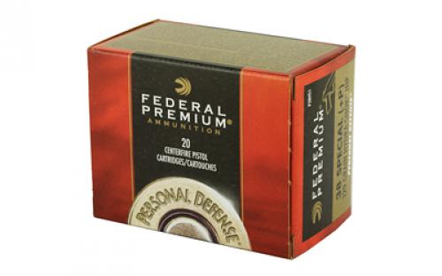 Federal Hydra-Shok, 38 Special, 129 Grain, Hollow Point, +P, 20 Round Box P38HS1