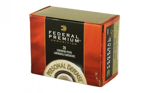 Federal Hydra-Shok, 40S&W, 165 Grain, Hollow Point, 20 Round Box P40HS3