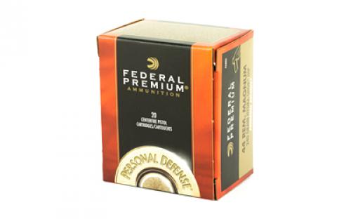 Federal Hydra-Shok, 44MAG, 240 Grain, Hollow Point, 20 Round Box P44HS1