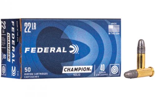 Federal Lightning, 22LR, 40 Grain, Solid, 50 Round Box 510