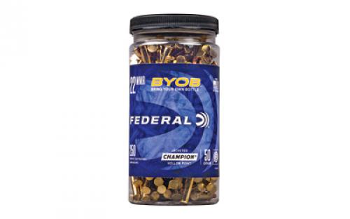 Federal Champion BYOB (Bring Your Own Bottle), 22 WMR, 50 Grain, Jacketed Hollow Point, 250 Round Bottle 757BTL250