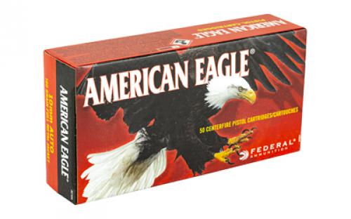 Federal American Eagle, 10MM, 180 Grain Full Metal Jacket, 50 Round Box AE10A