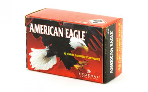 Federal American Eagle, 22LR, 38 Grain, Hollow Point Copper Plated, High Velocity, 40 Round Box AE22