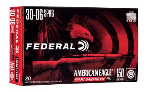 Federal American Eagle, 30-06, 150 Grain, Full Metal Jacket, 20 Round Box AE3006M1