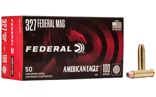 Federal American Eagle, 327 Federal Magnum, 100 Grain, Soft Point, 50 Round Box AE327