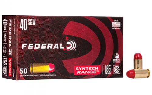 Federal Syntech Action Pistol, 40 S&W, 165 Grain, Total Synthetic Jacket, 50 Round Box AE40SJ1