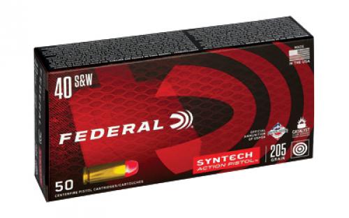 Federal Am Eagle Syntech, 40 S&W, 210Gr, Total Synthetic Jacket, 50 Round Box AE40SJAP1