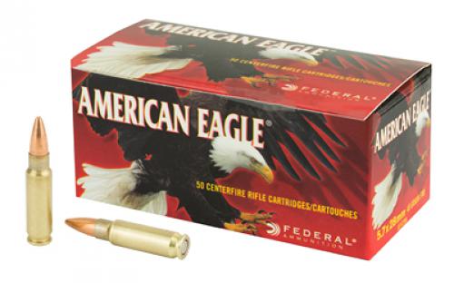 Federal American Eagle, 5.7x28mm, 40 Grain, Total Metal Jacket, 50 Round Box AE5728A