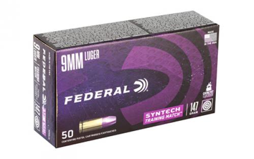 Federal American Eagle, 9MM, 147 Grain, TSJ, Total Synthetic Jacket, 50 Round Box AE9SJ3