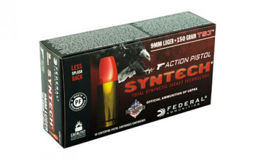 Federal Syntech Action Pistol, 9MM, 150Gr, Total Synthetic Jacket, 50 Round Box AE9SJAP1