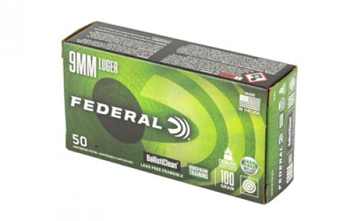 Federal American Eagle, Indoor Range Training, 9MM, 100 Grain, Lead Free Ball, 50 Round Box BC9H1