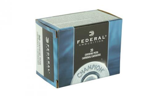 Federal Champion, 32H&R, 95 Grain, Lead, Semi Wadcutter, 20 Round Box C32HRA