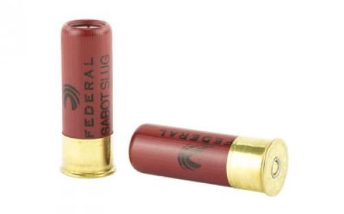 Federal PowerShok, 12 Gauge, 2.75", Max Dram, 1oz, Sabot Slug, Hollow Point,5 Round Box F127SS2