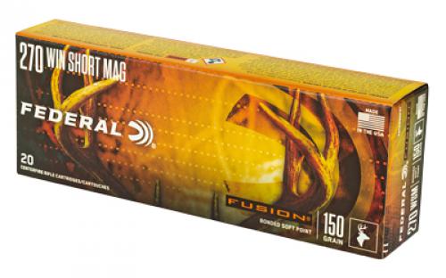 Federal Fusion, 270WSM, 150 Grain, Boat Tail, 20 Round Box F270WSMFS1