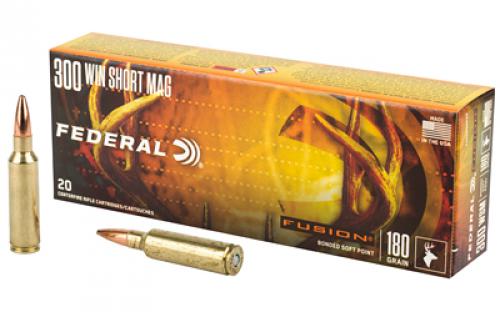 Federal Fusion, 300WSM, 180 Grain, Boat Tail, 20 Round Box F300WSMFS2