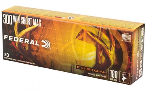 Federal Fusion, 300WSM, 180 Grain, Boat Tail, 20 Round Box F300WSMFS2