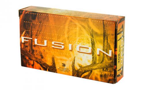 Federal Fusion, 308WIN, 165 Grain, Boat Tail, 20 Round Box F308FS2