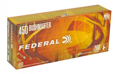 Federal Fusion, 450 Bushmaster, 260 Grain, 20 Round Box F450BMFS1