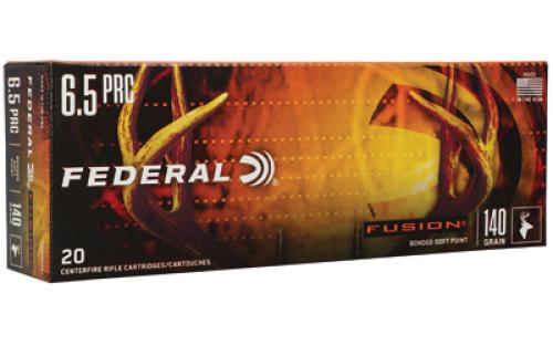 Federal Fusion, 6.5 PRC, 140 Grain, Soft Point, 20 Round Box F65PRCFS1